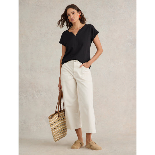 White Stuff Nelly Notch Neck T-Shirt