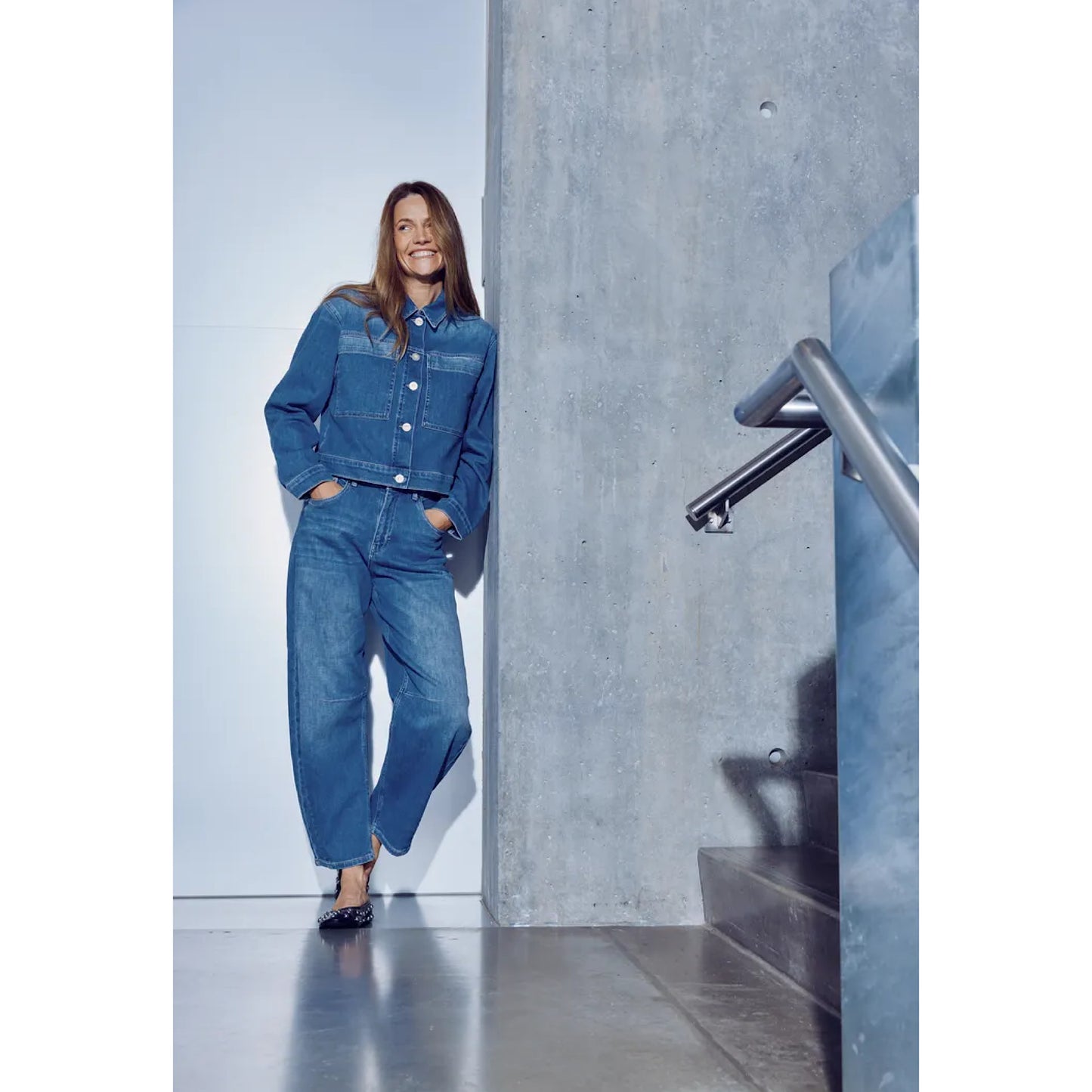 Pulz Zanni Barrel Leg Jeans