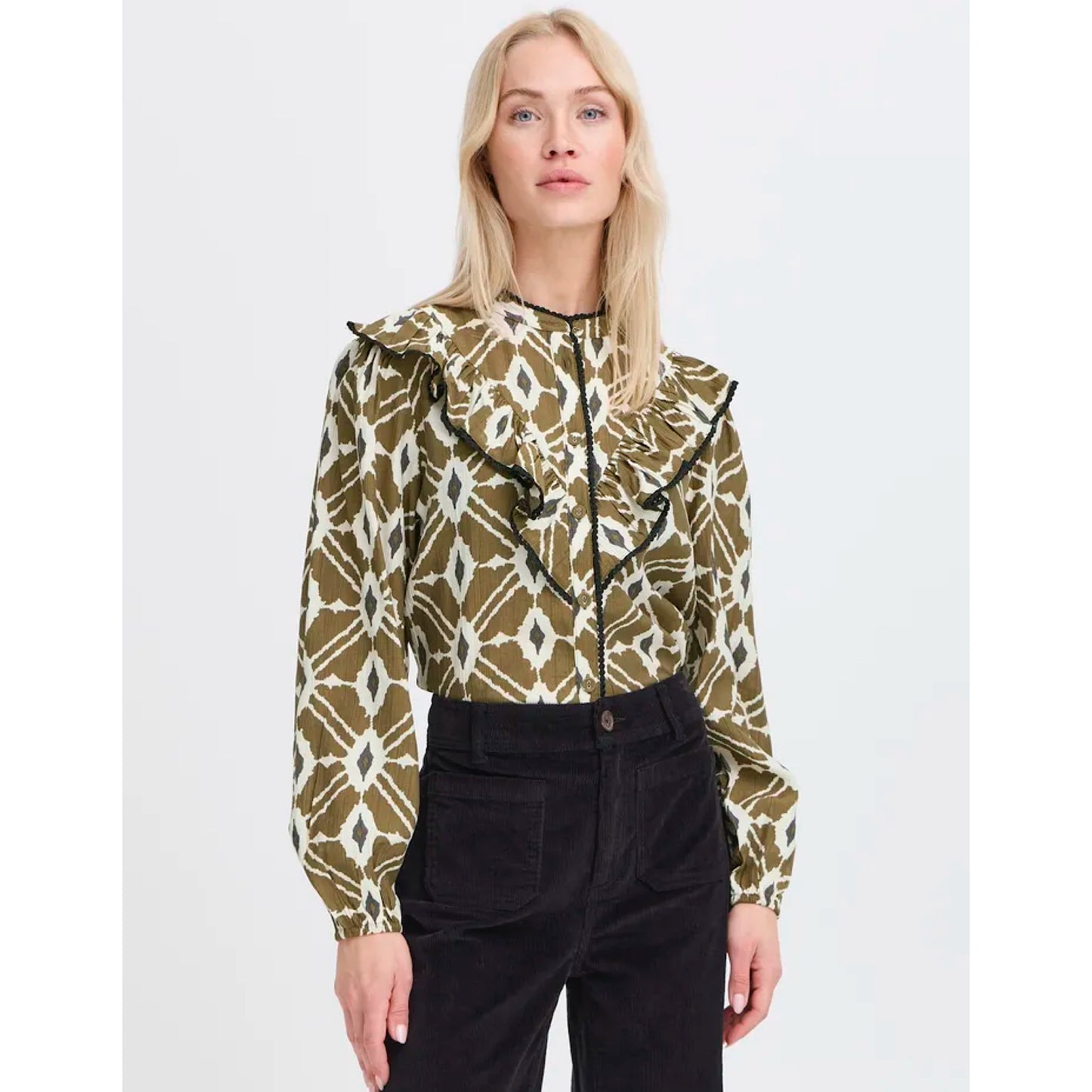 B.Young Inaba Frill Blouse