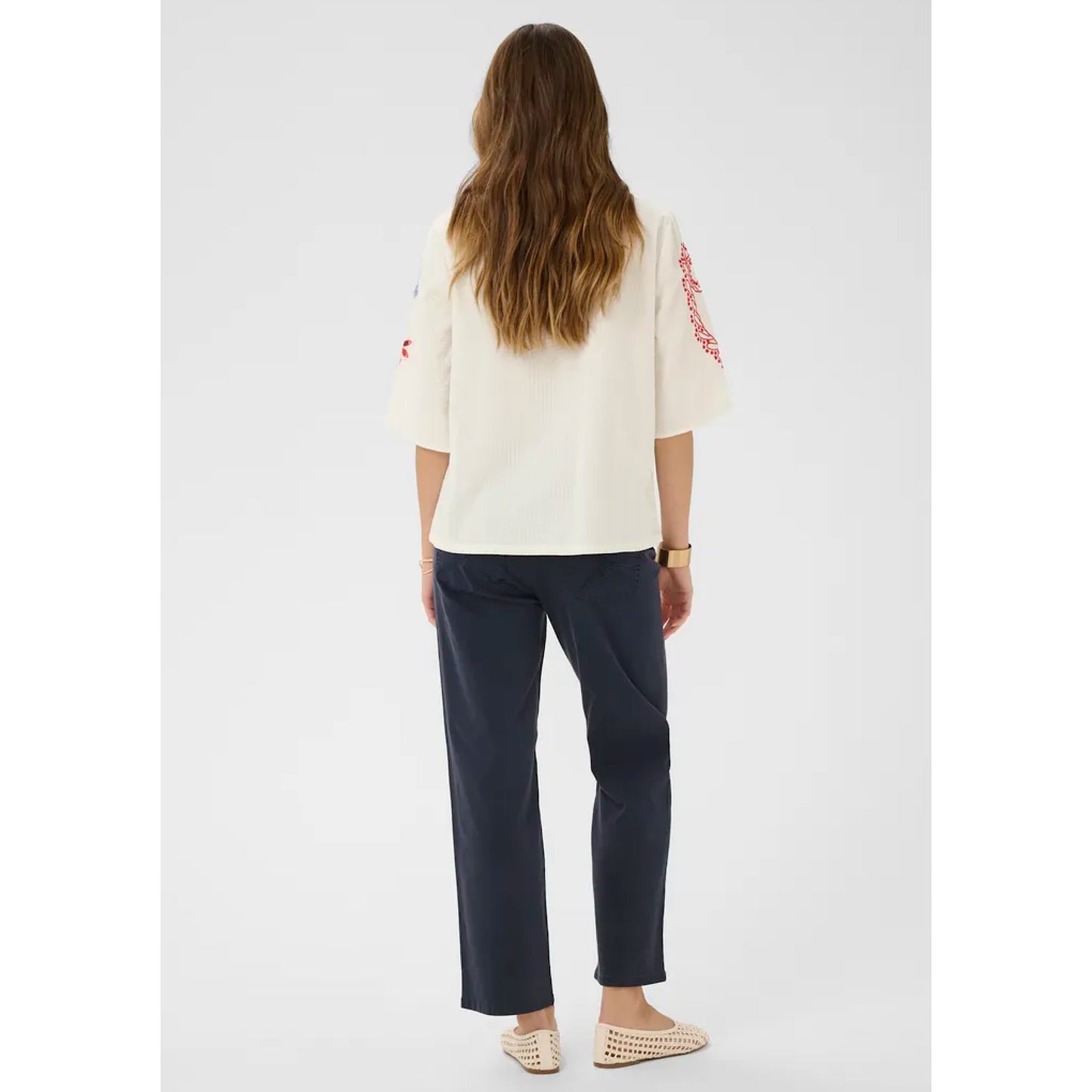Cream Rosetta Blouse