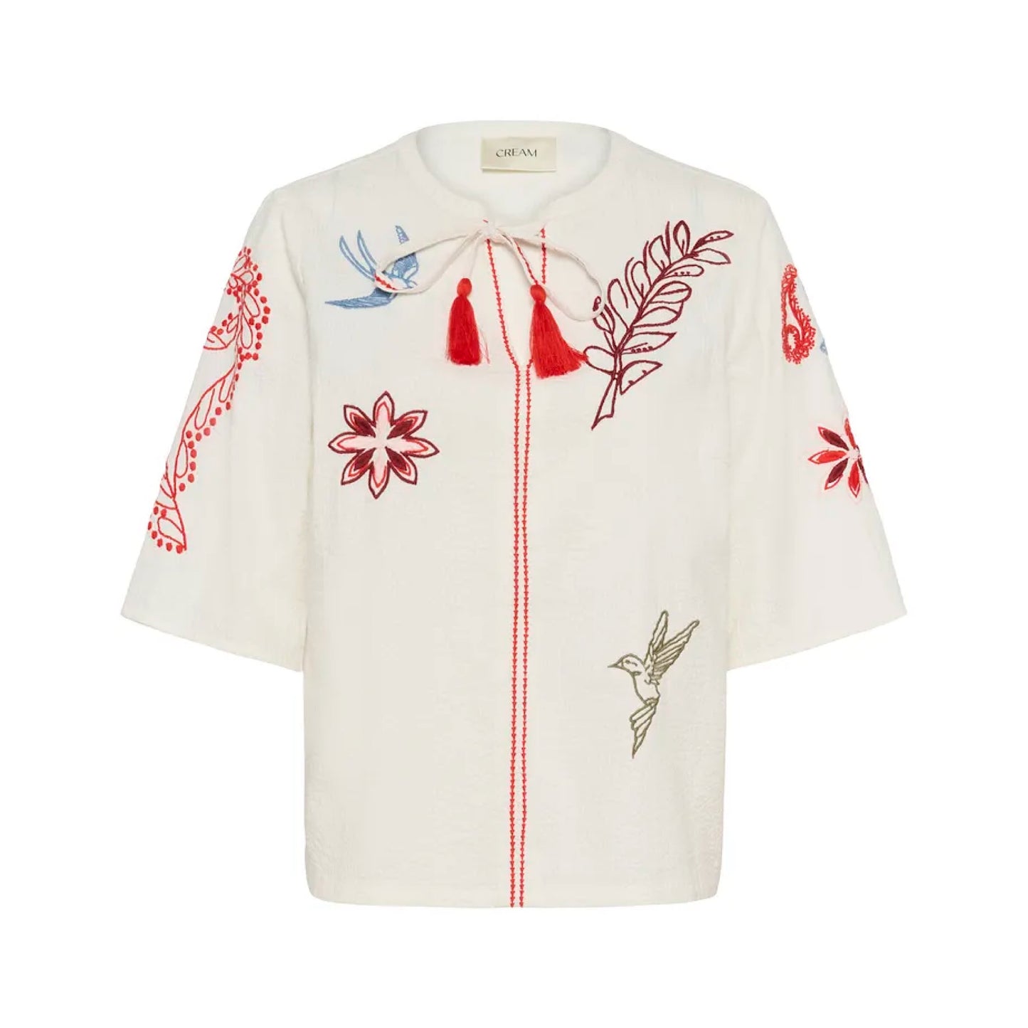 Cream Rosetta Blouse