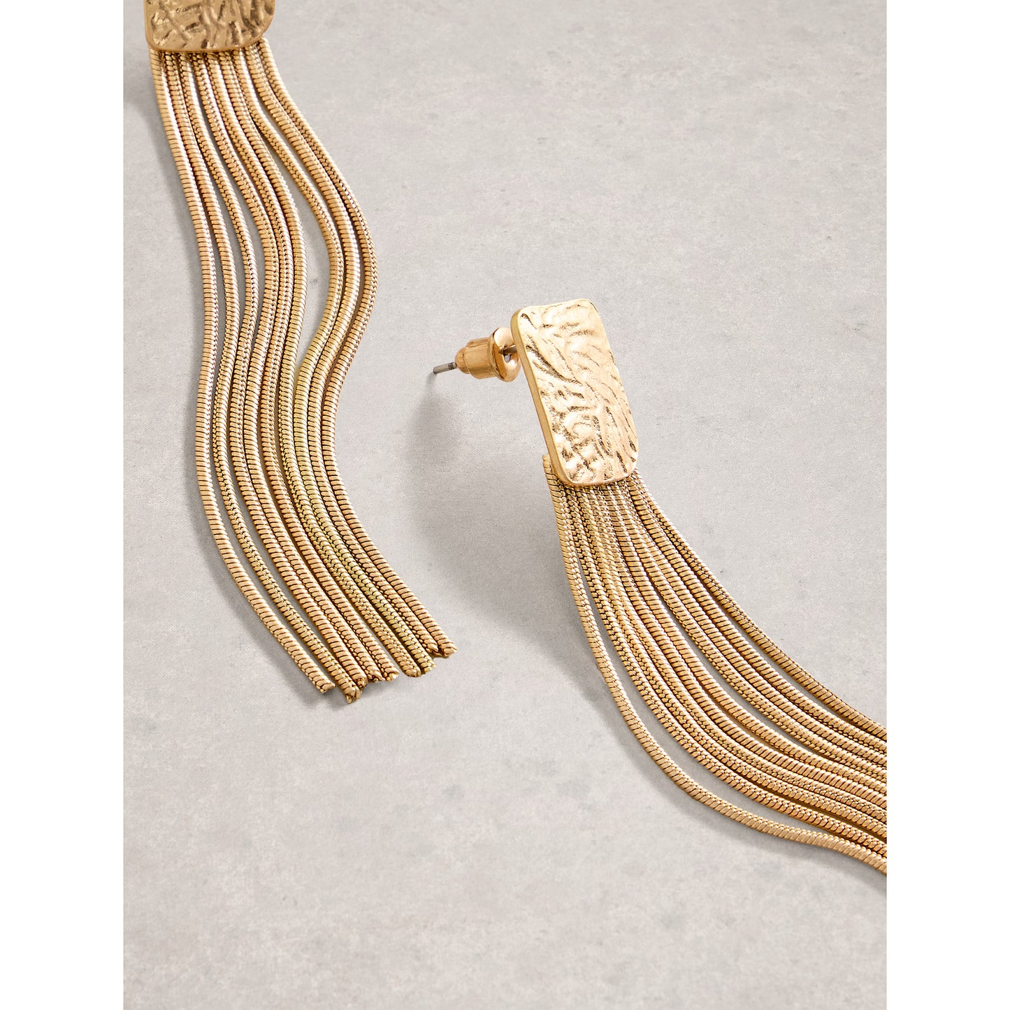 White Stuff Linda Tassel Earrings