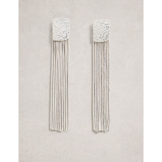 White Stuff Linda Tassel Earrings