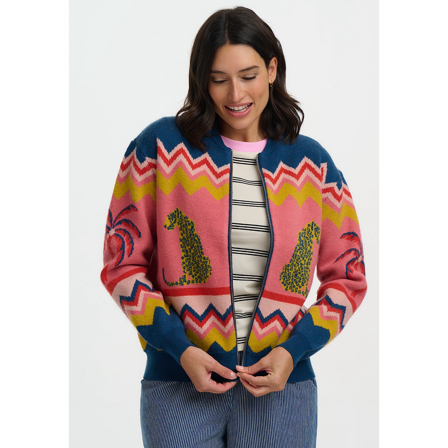 Sugarhill Brighton Solano Knitted Bomber