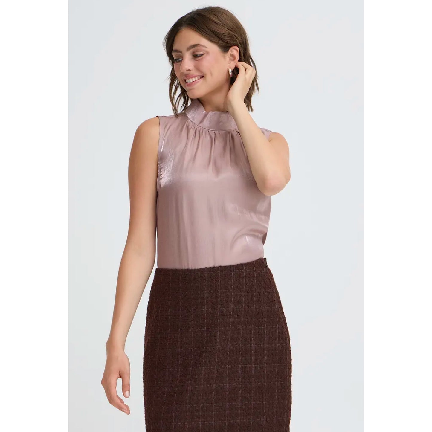 Fransa Yolanda Halter Blouse