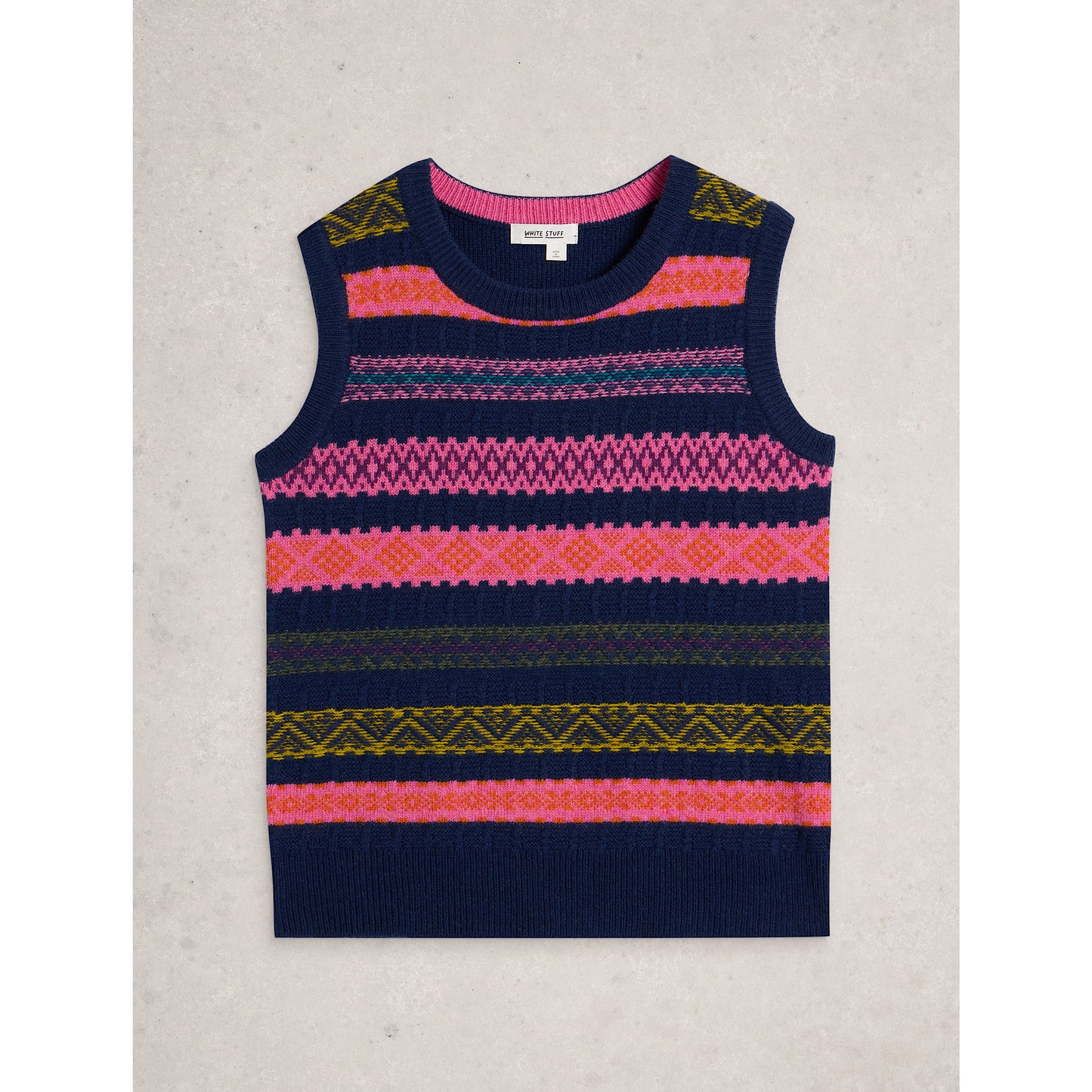 White Stuff Lottie Fairisle Tank