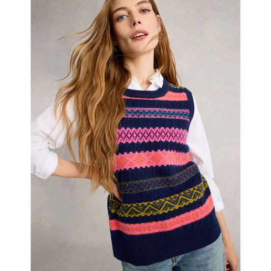 White Stuff Lottie Fairisle Tank