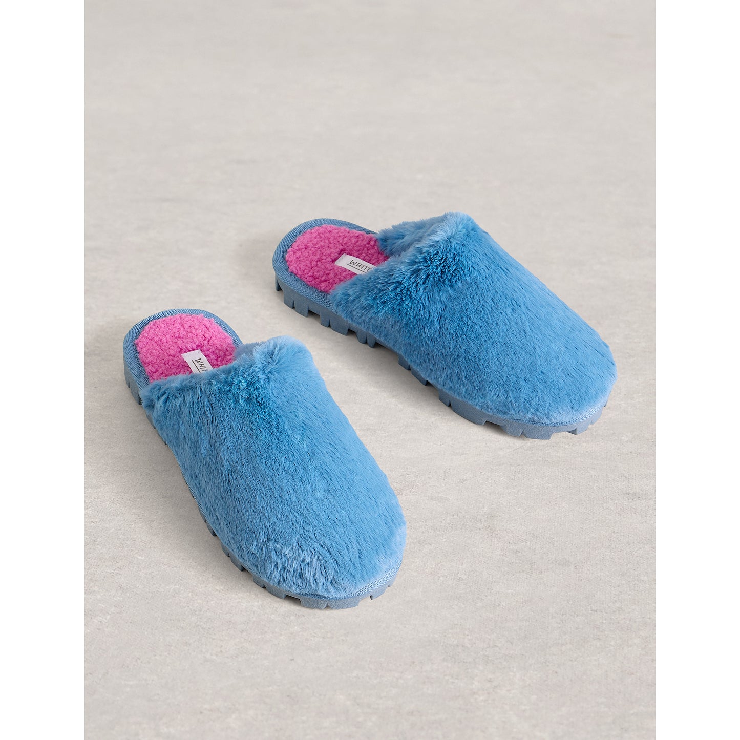 White Stuff Fur Slipper Mule