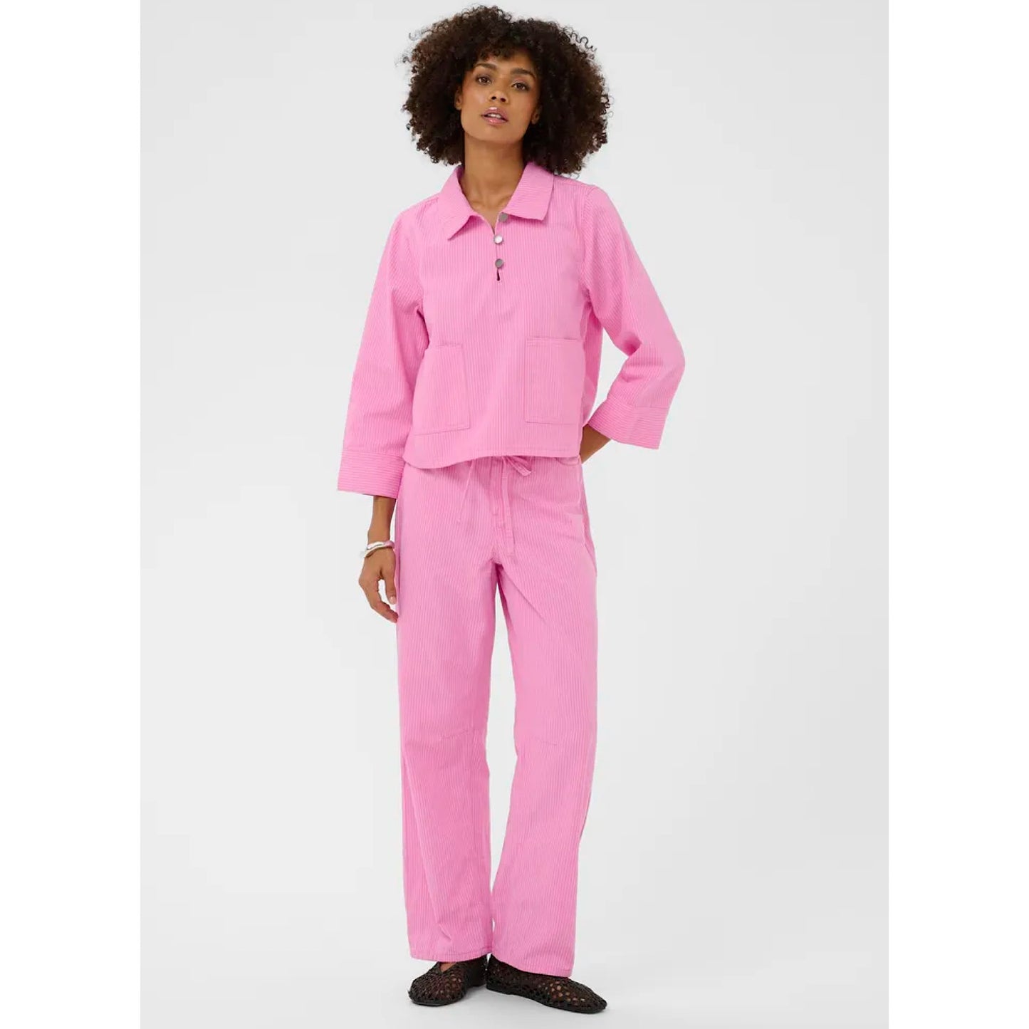 Culture Ayna Barrel Leg Trousers