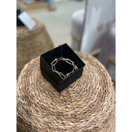 PRE-LOVED Gold Lunar Bracelet One Size