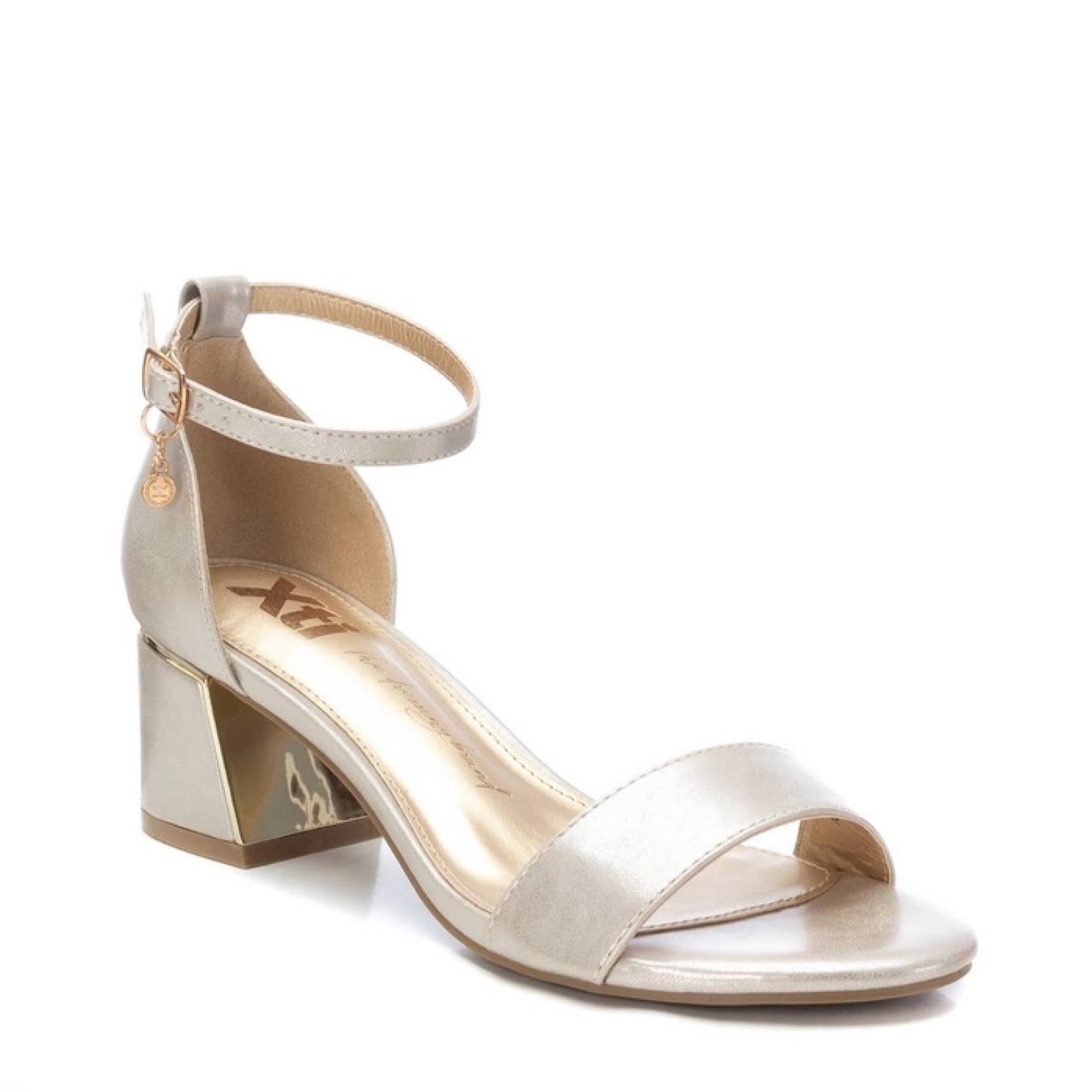 XTI Champagne Sandal