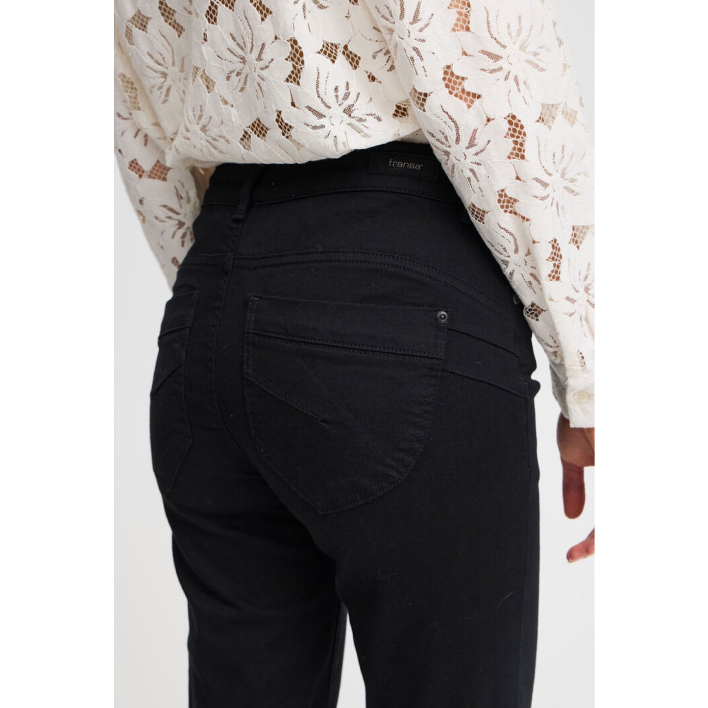 Fransa Pam Stay Black Jeans