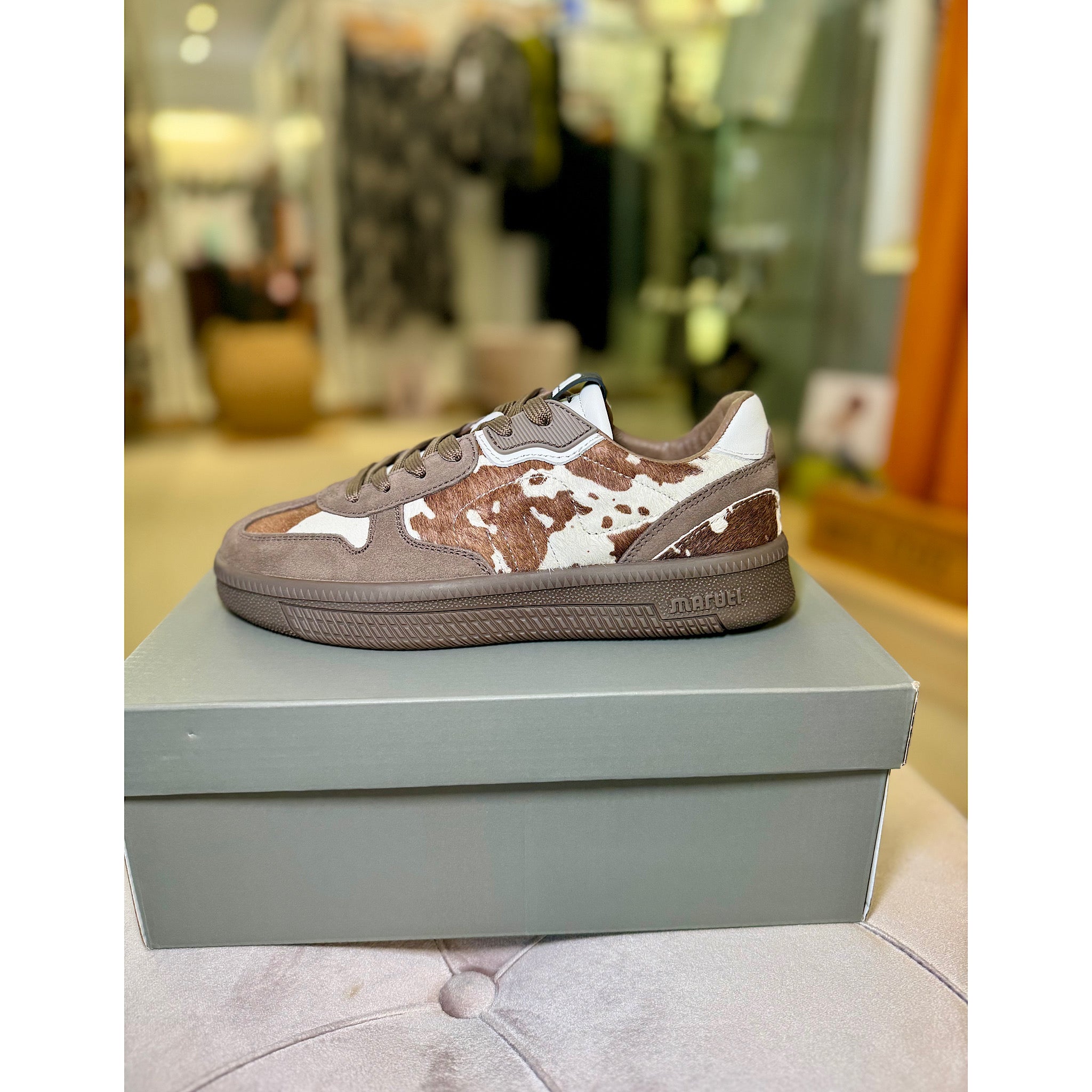 Maruti Yale Cow Trainers – Suburban Muse