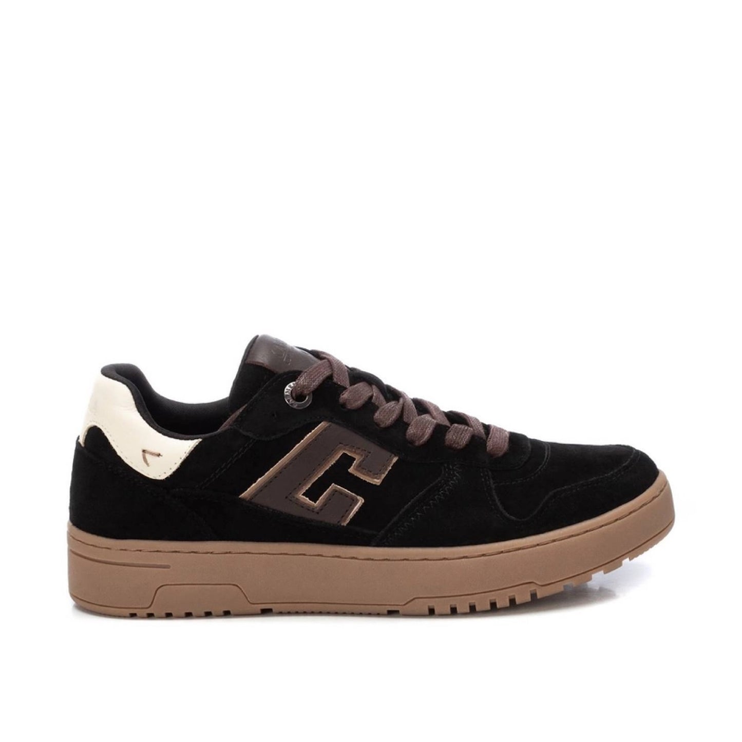 Carmela Black Suede Trainer