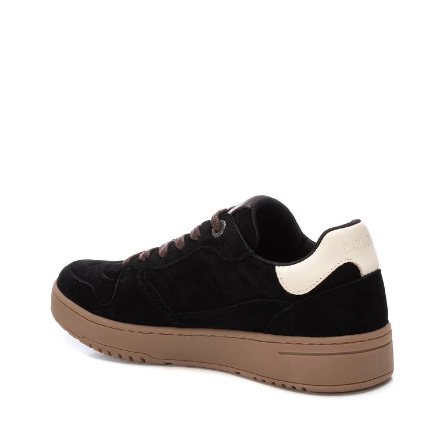 Carmela Black Suede Trainer
