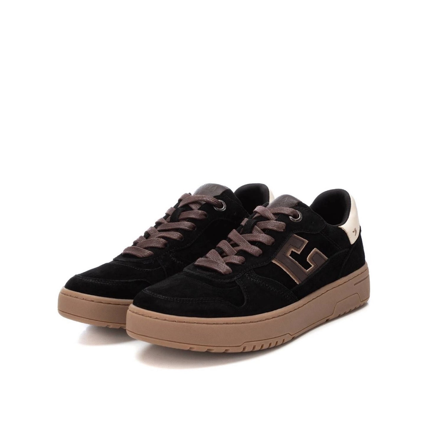 Carmela Black Suede Trainer