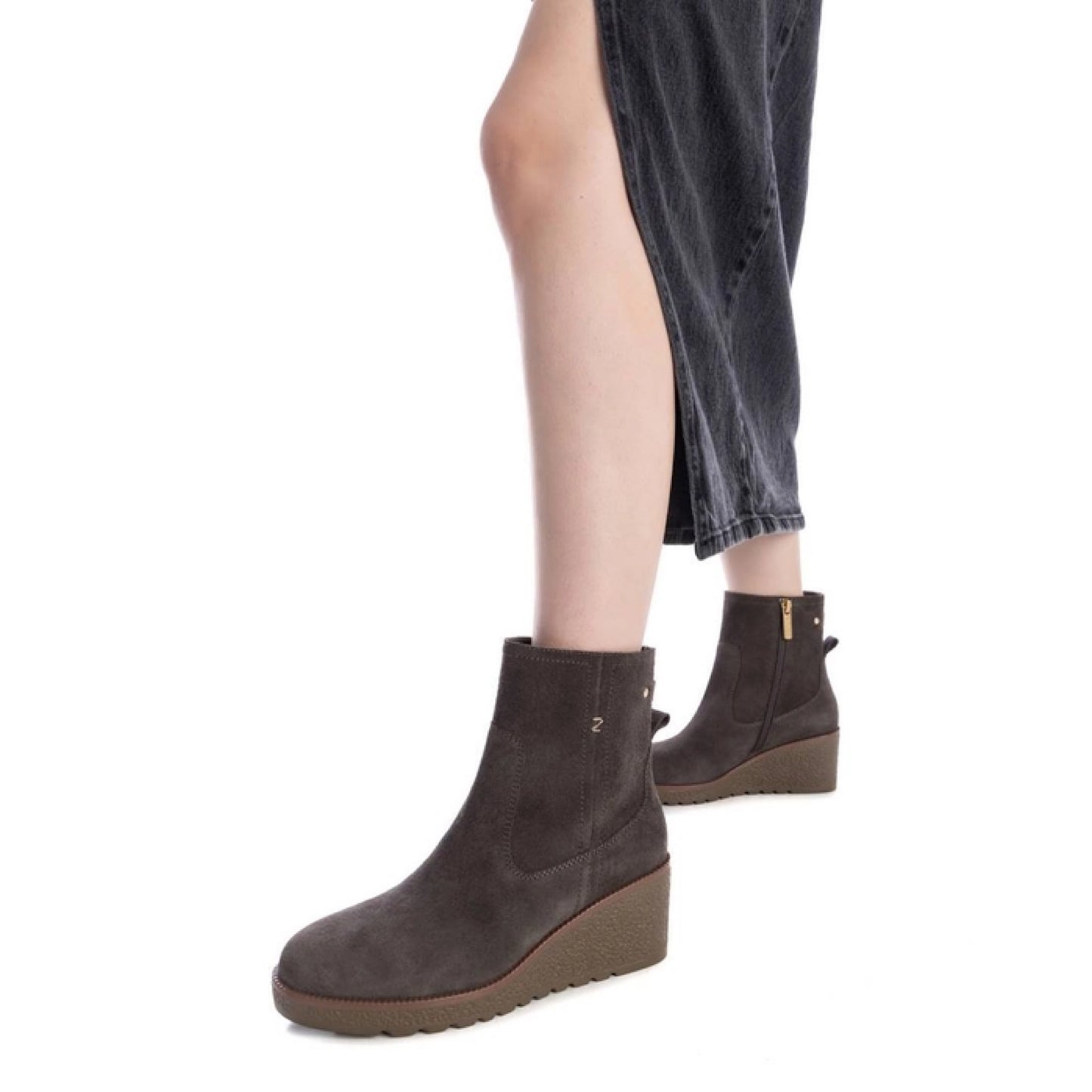 Carmela Mink Wedge Boot