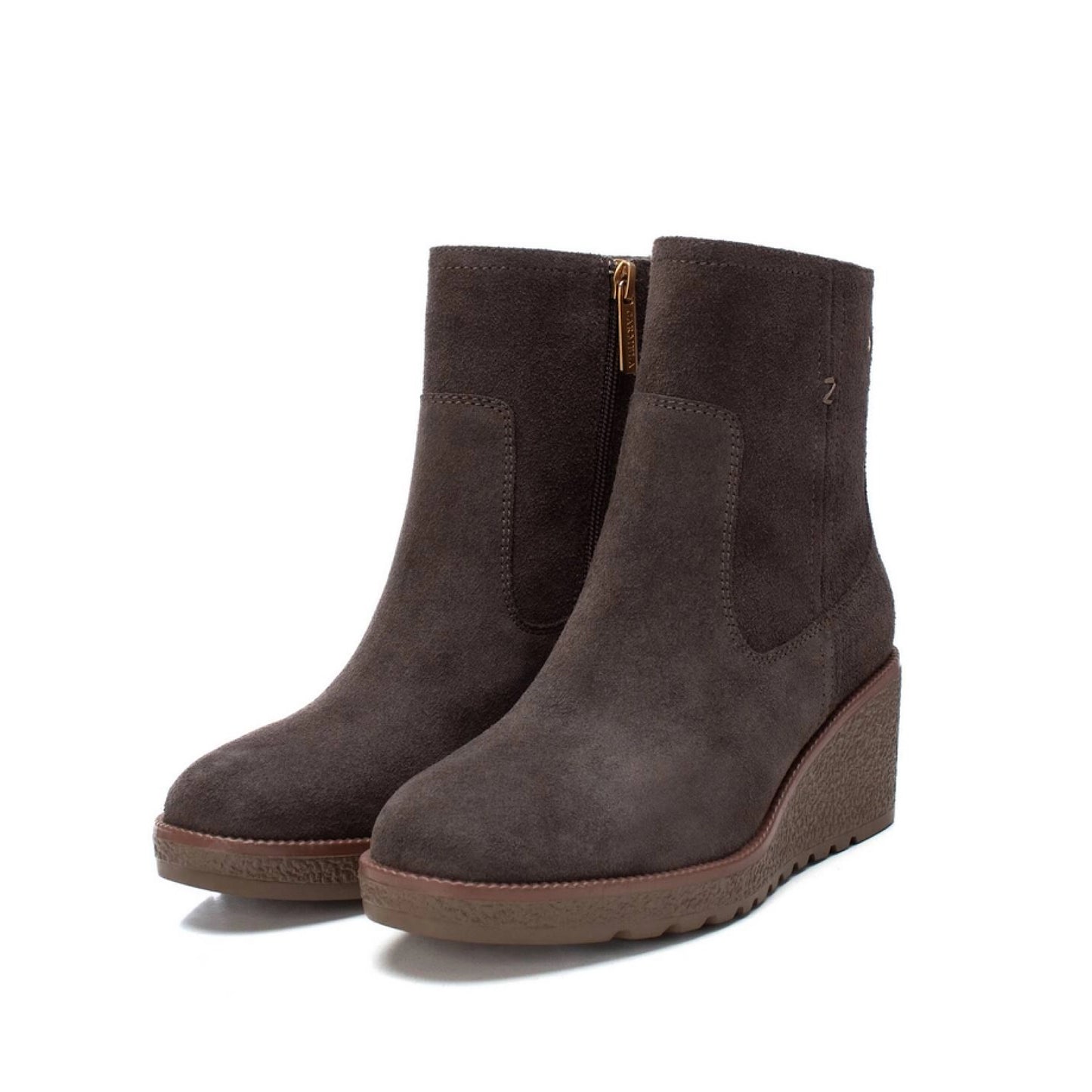 Carmela Mink Wedge Boot