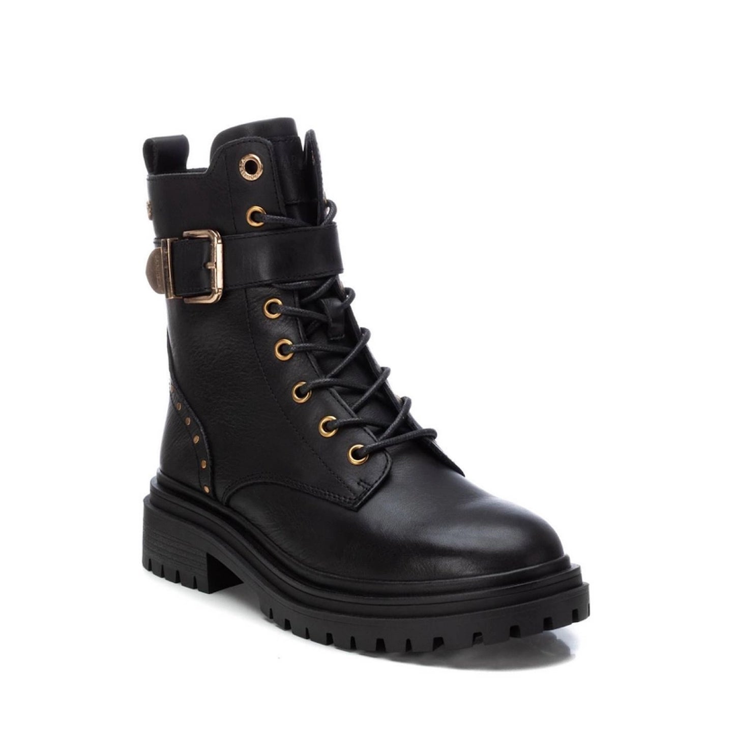 Carmela Leather Biker Boots