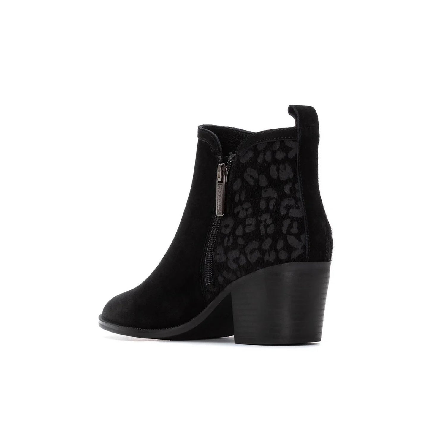 Carmela Leopard Heel Ankle Boot