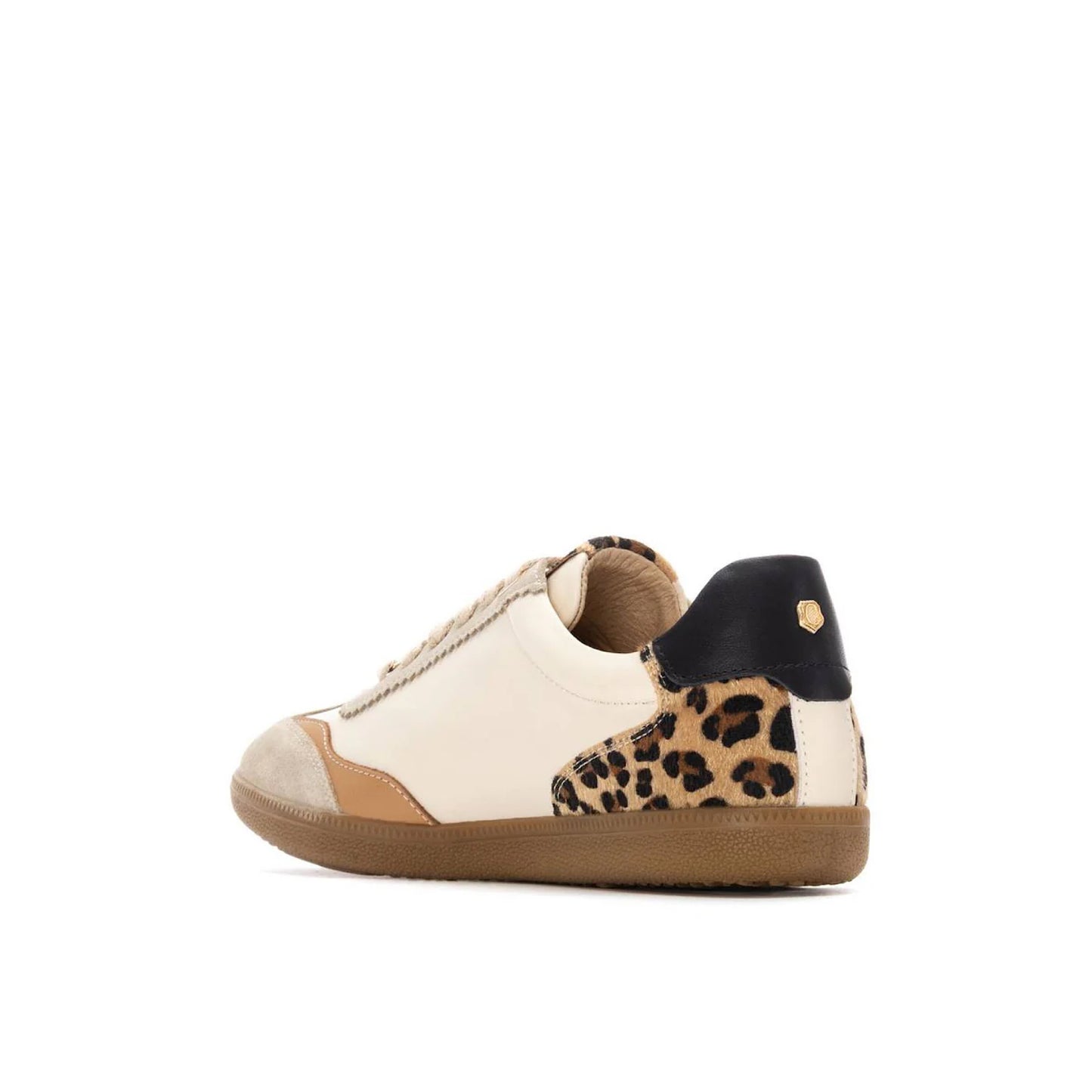 Carmela Leopard Heel Trainers