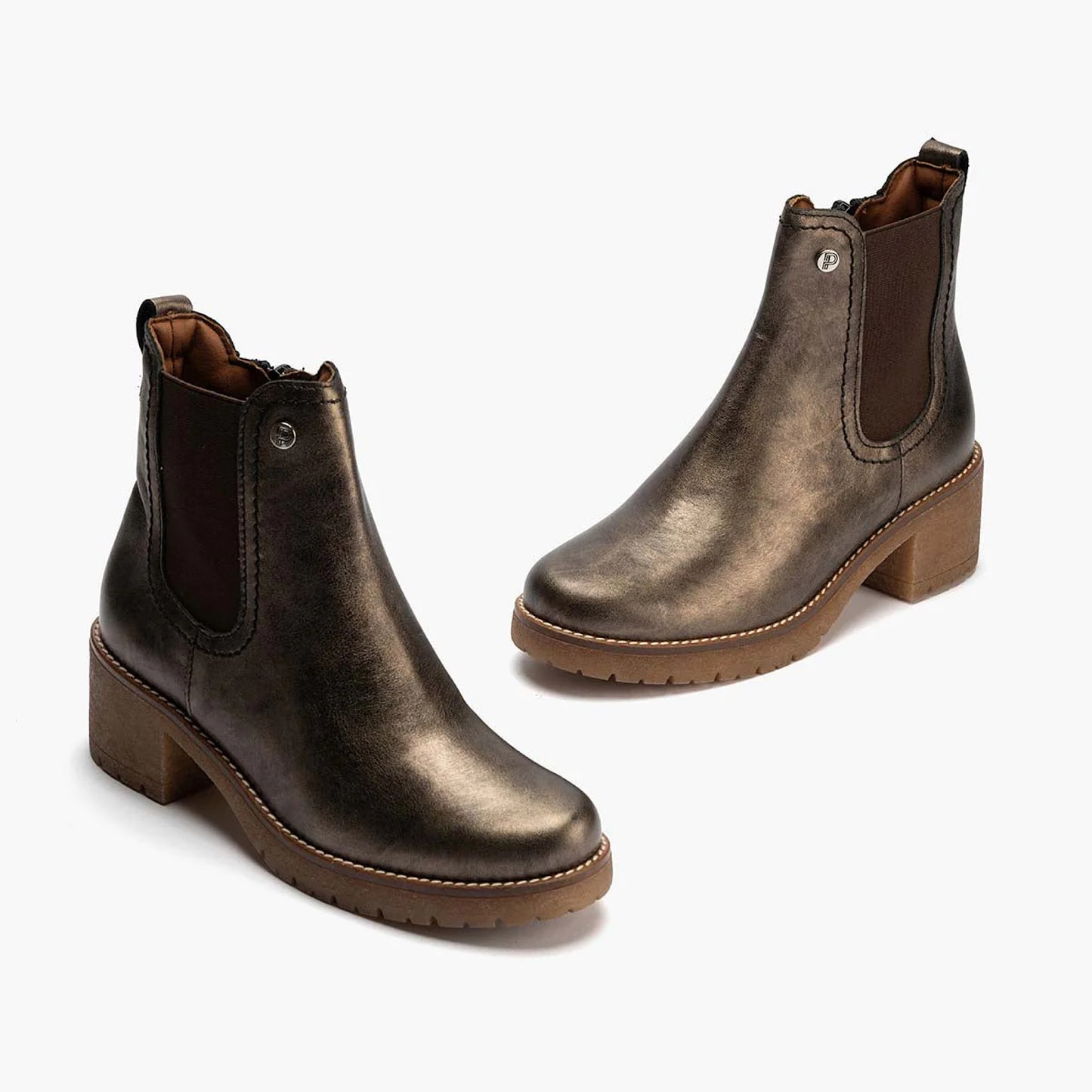 Pitillos Metallic Chelsea Boot