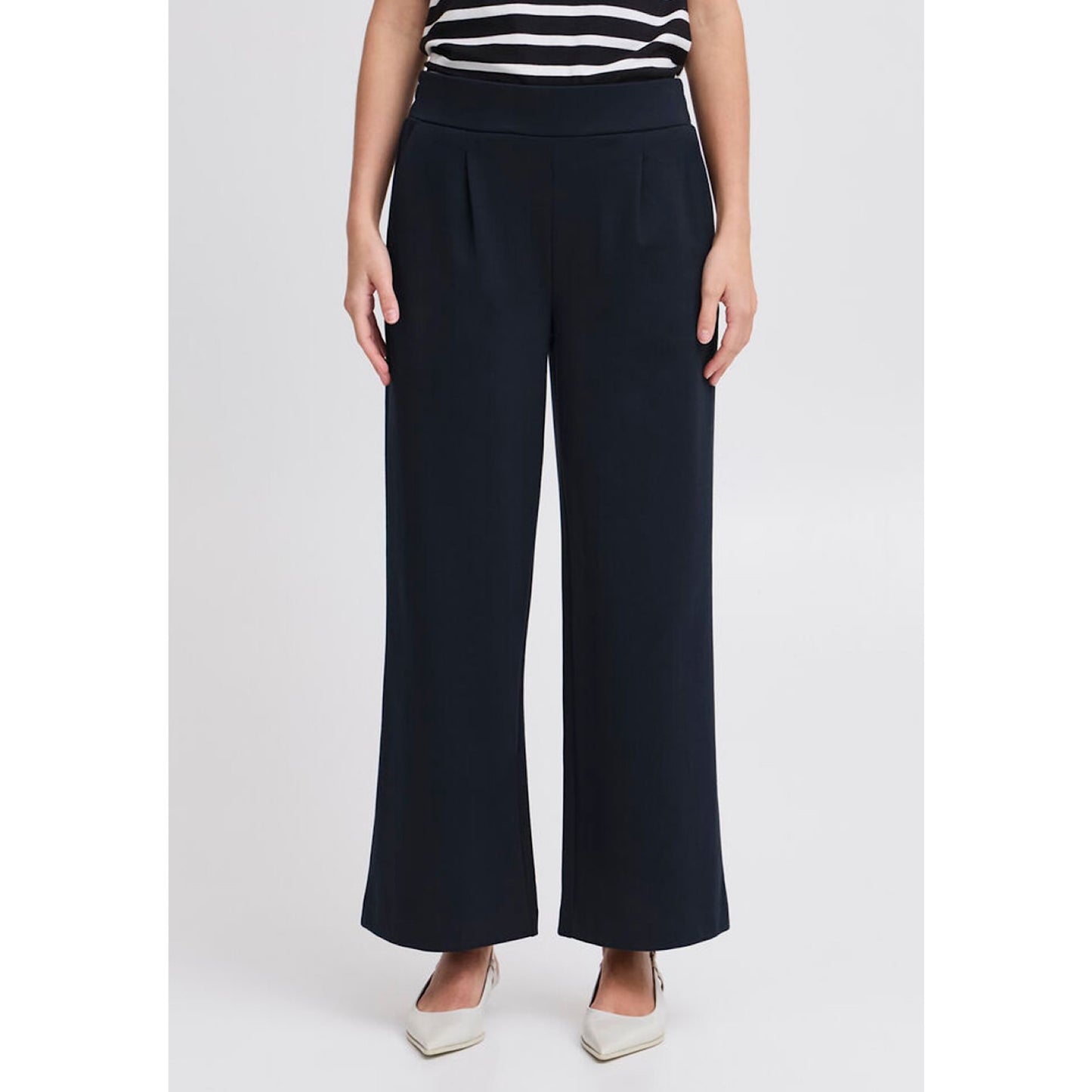 B.Young Rizetta Wide Leg Stretch Trousers