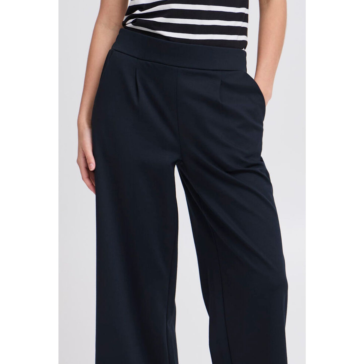 B.Young Rizetta Wide Leg Stretch Trousers