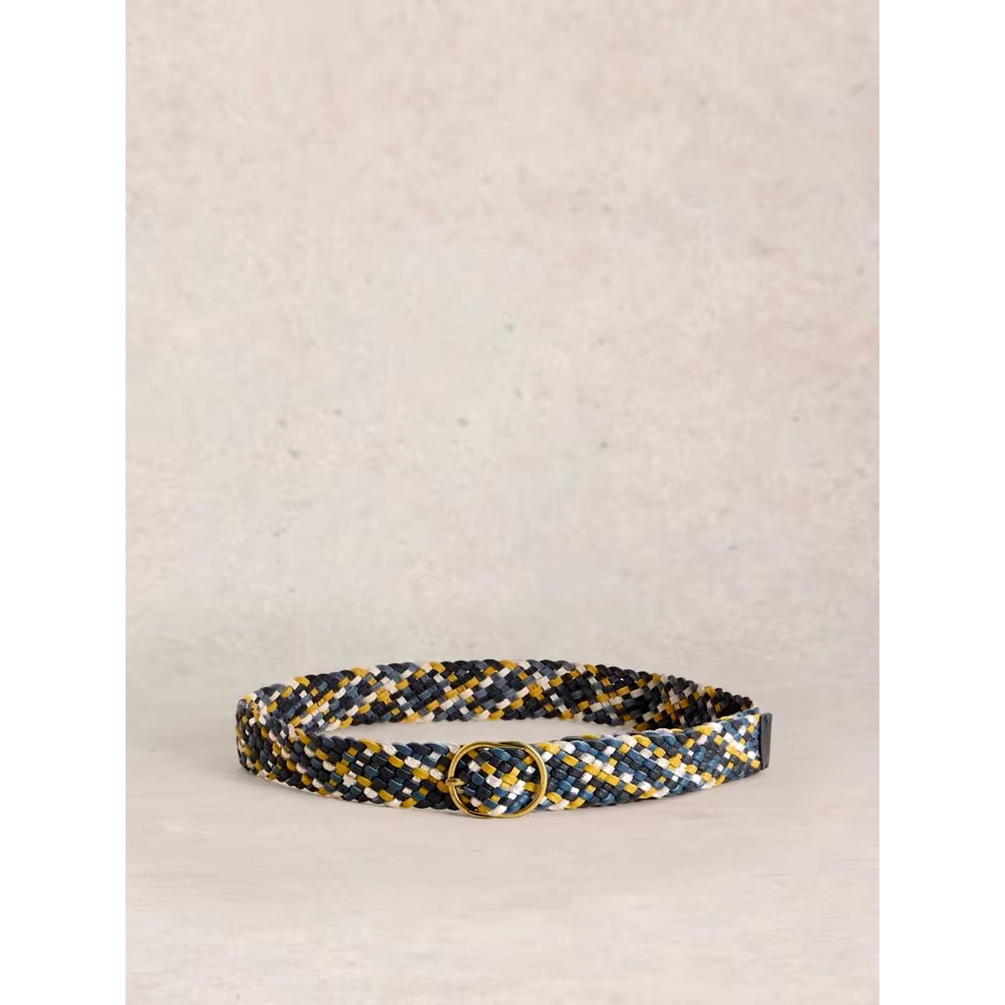 White Stuff Leather Weave Belt
