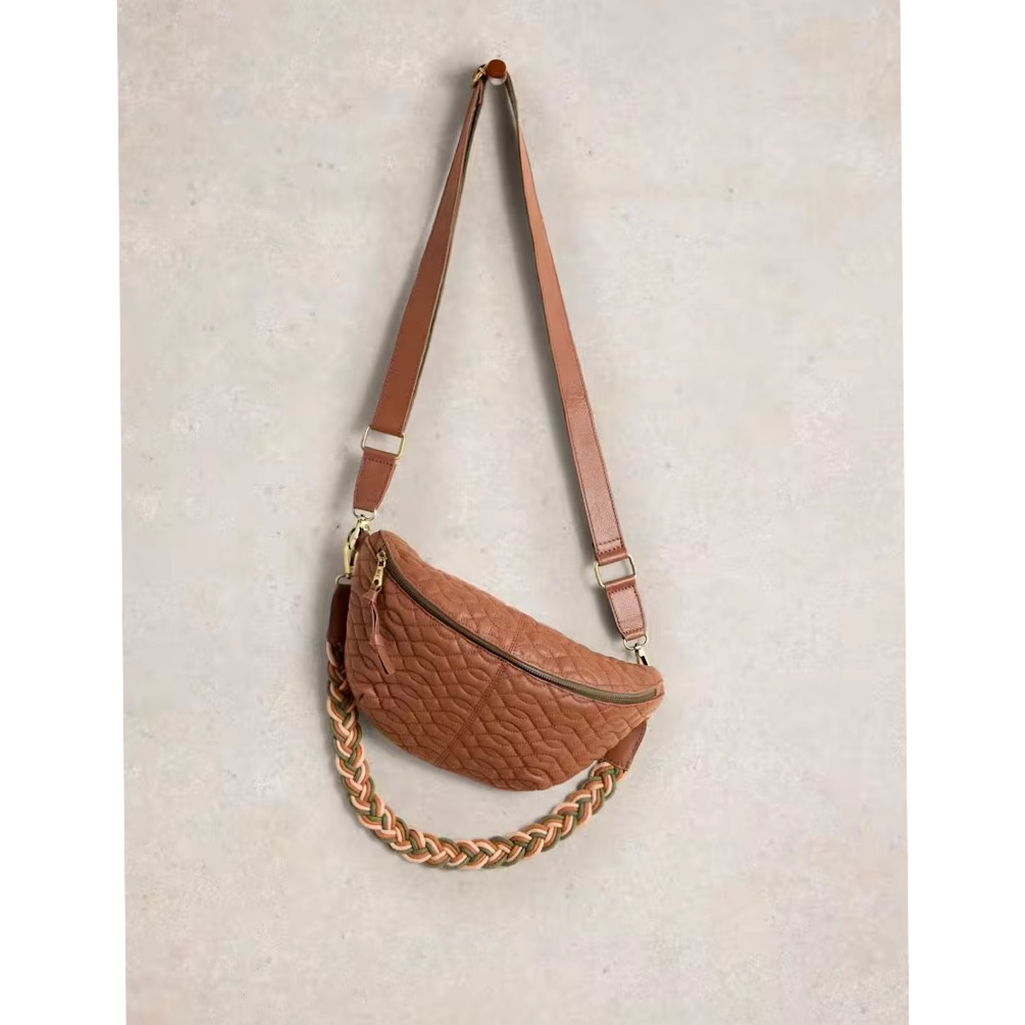 White Stuff Sebby Leather Sling Bag