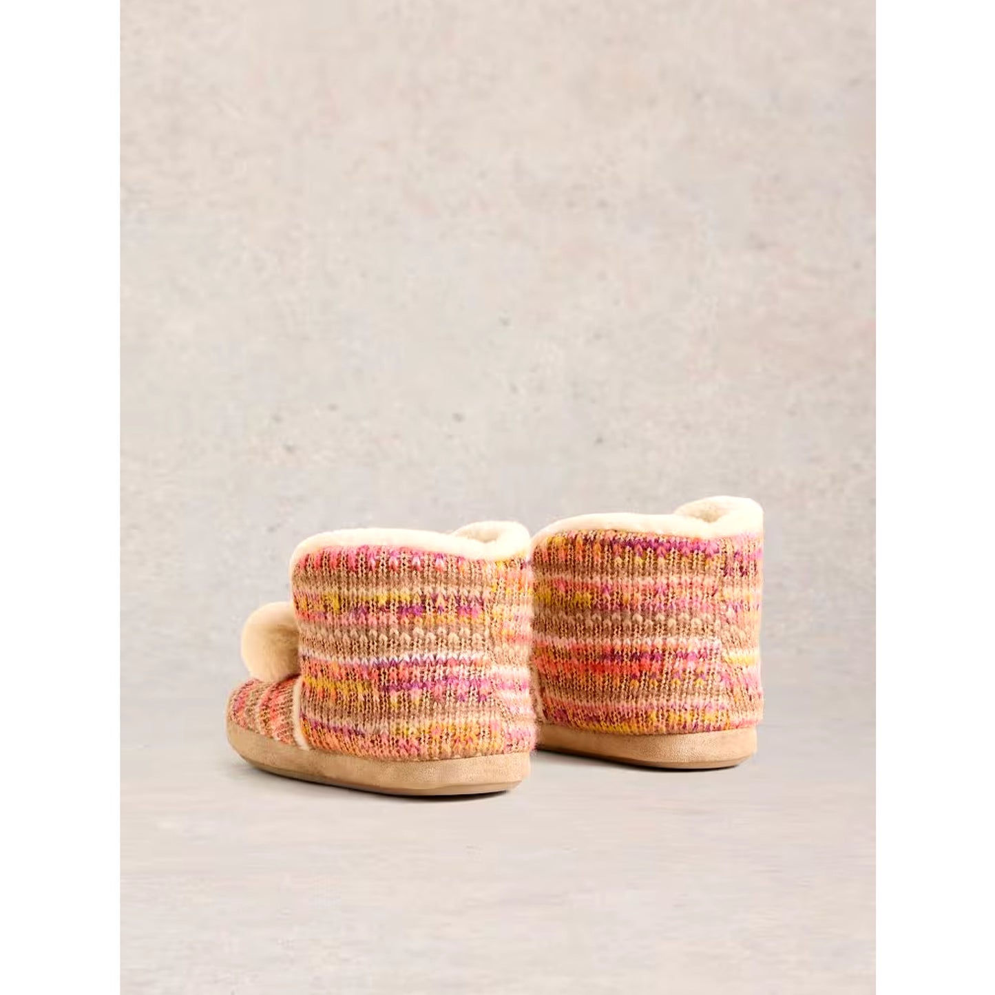White Stuff Knitted Bootie Slippers