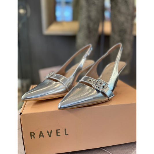 PRE-LOVED Ravel Metallic Shoes Size 5