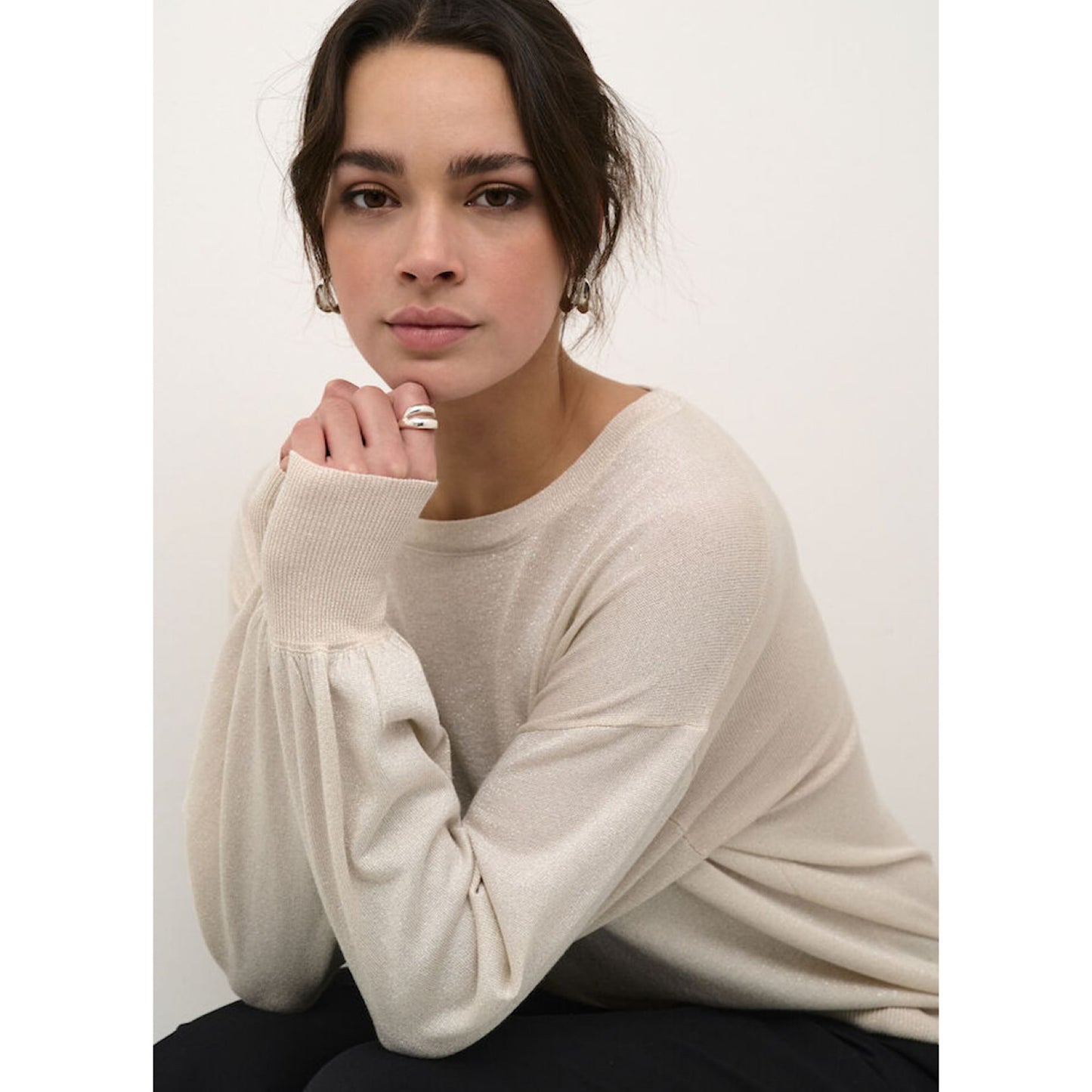 Kaffe Regina Metallic Knit