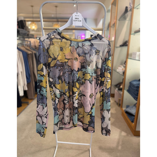 PRE-LOVED Culture Mesh Top Size Large