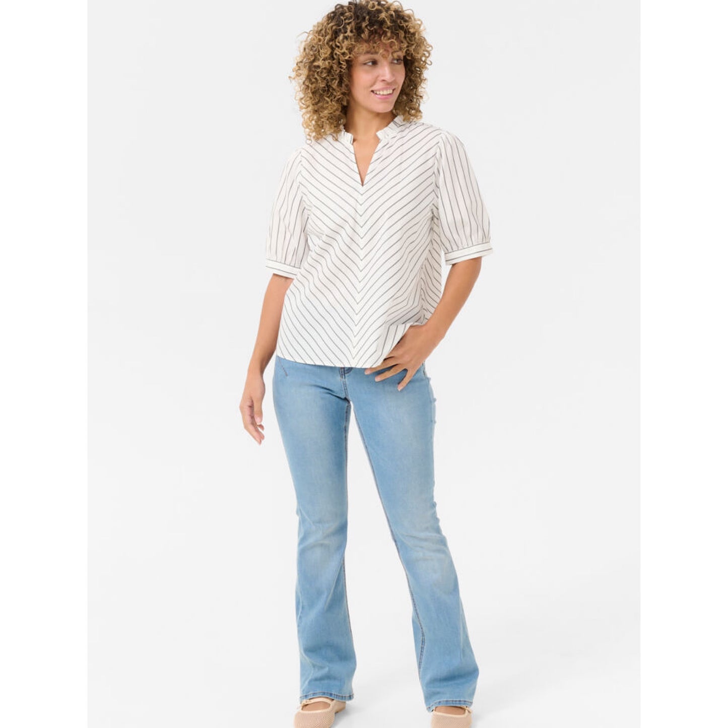 Cream Naomi Blouse