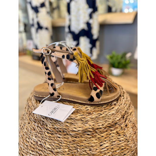 Carmela Animal Leather Sandals