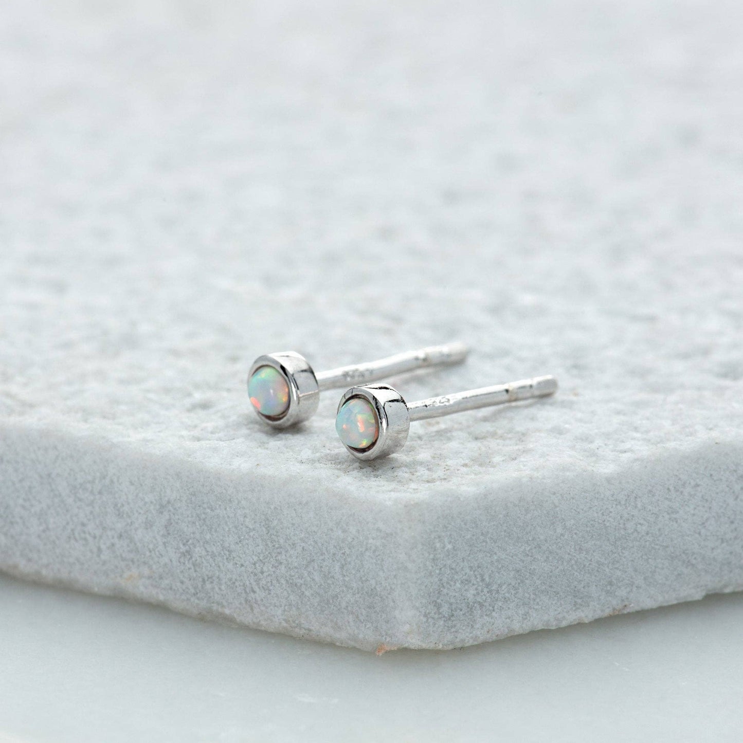 Scream Pretty Opal Teeny Stud Earrings