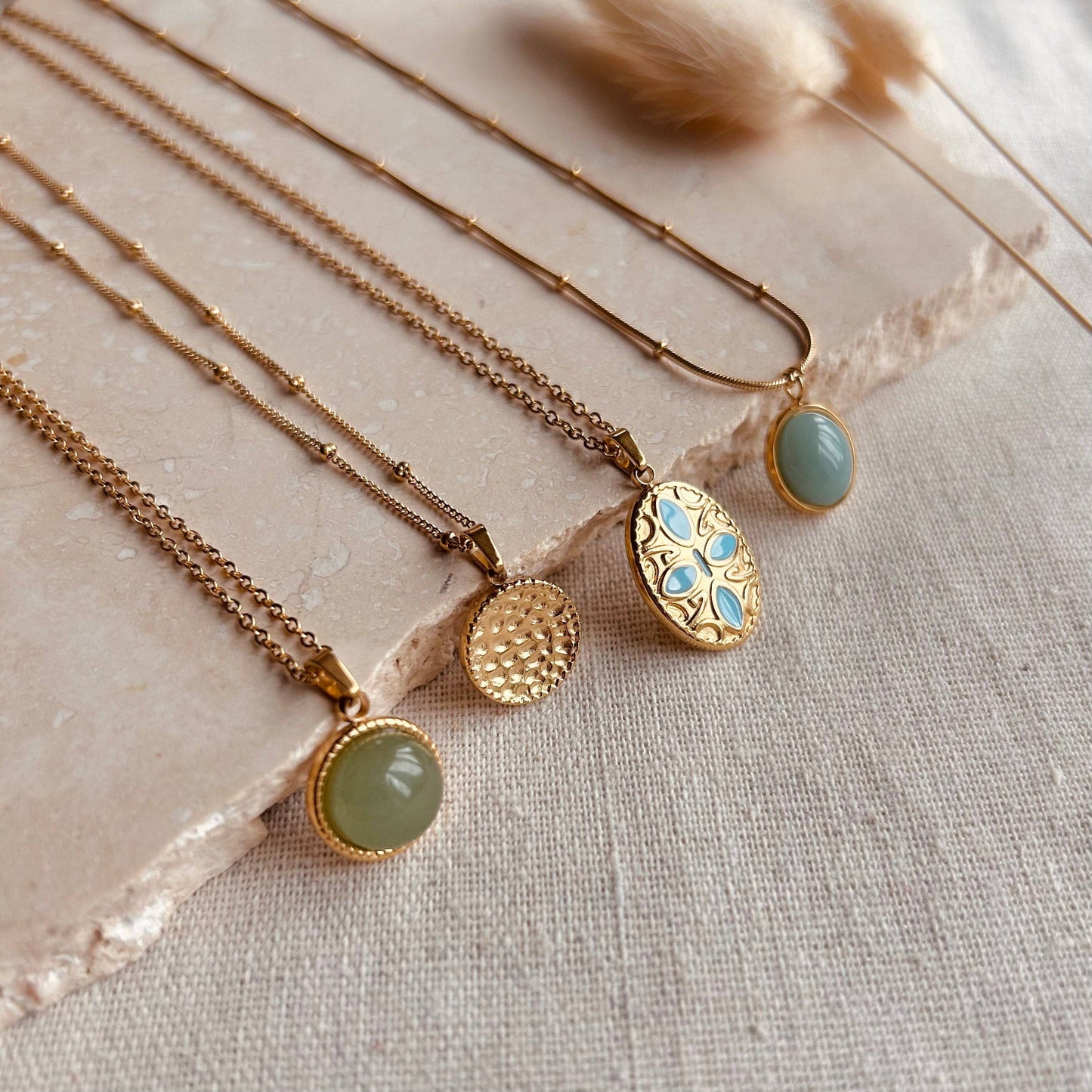 Little Nell Jade Pendant Necklace