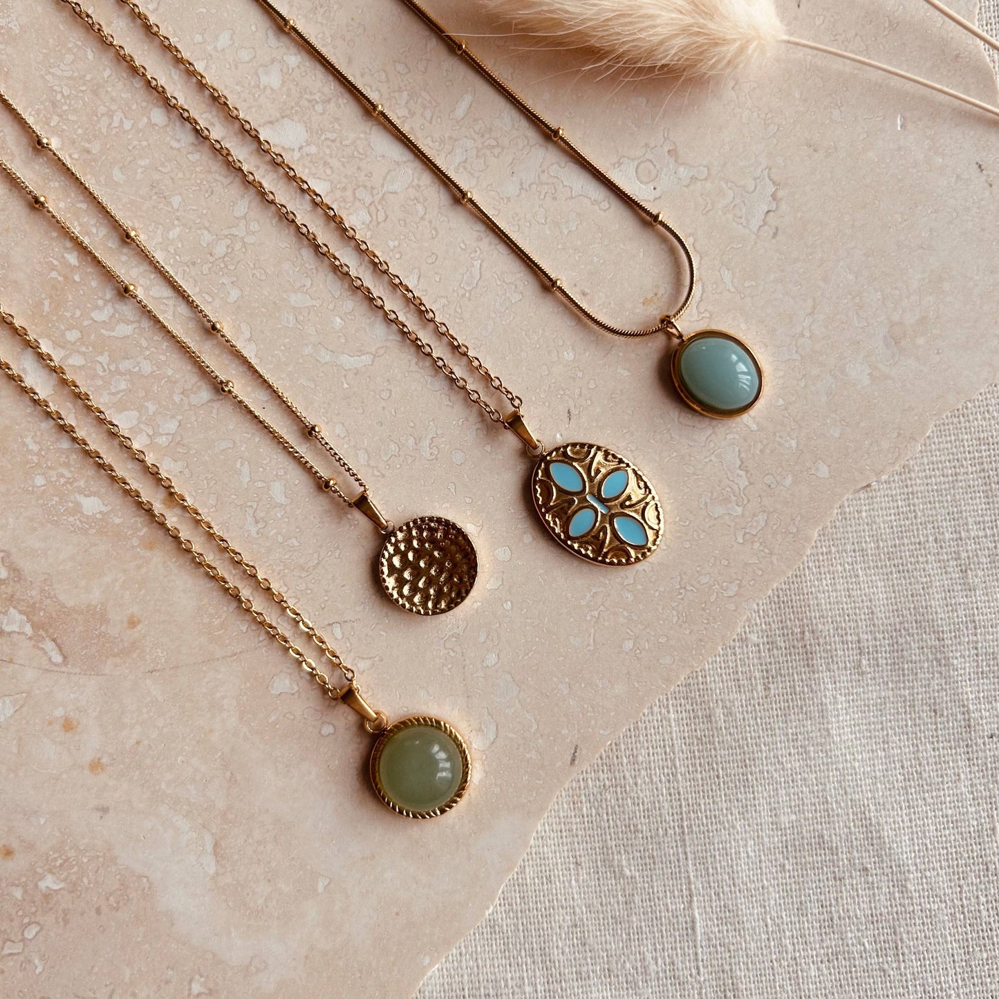 Little Nell Jade Pendant Necklace