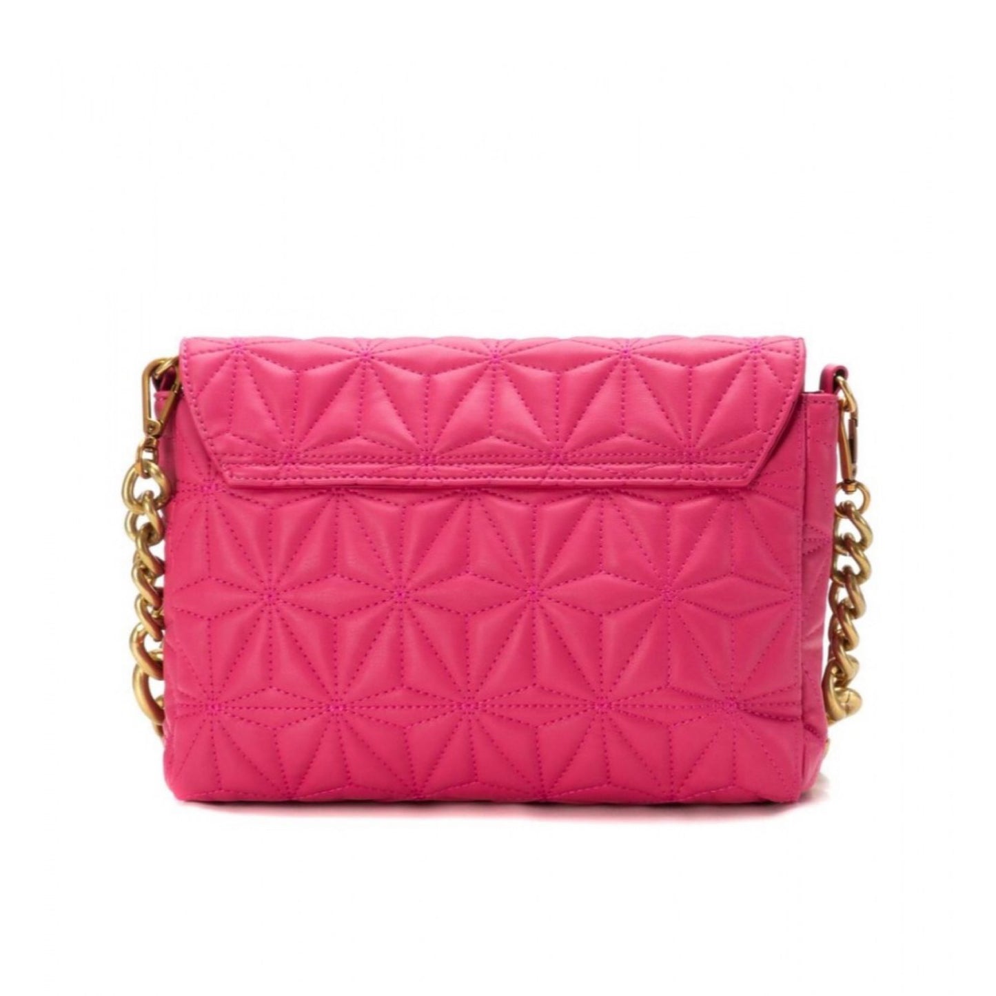 XTI Quilted Fuchsia Shoulder Bag